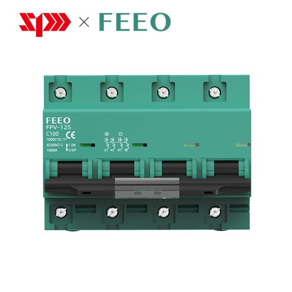 4P 125A 1000VDC MCB